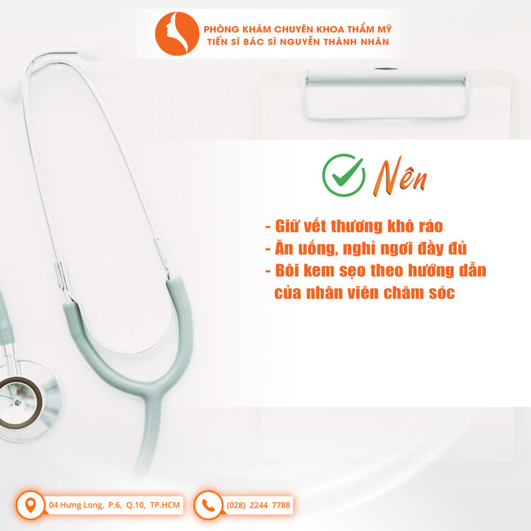 lưu ý sau phẫu thuật nâng mũi cấu trúc